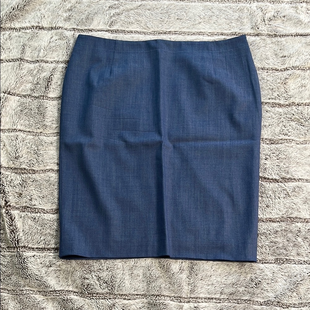 Escada Blue Pencil Skirt